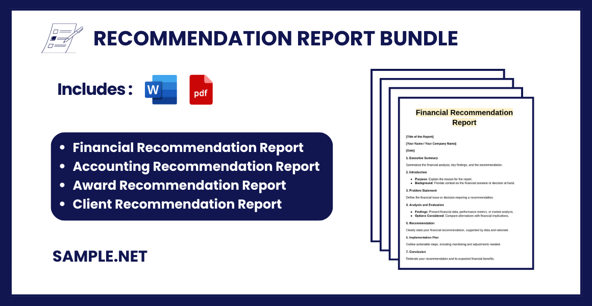 recommendation report bundle