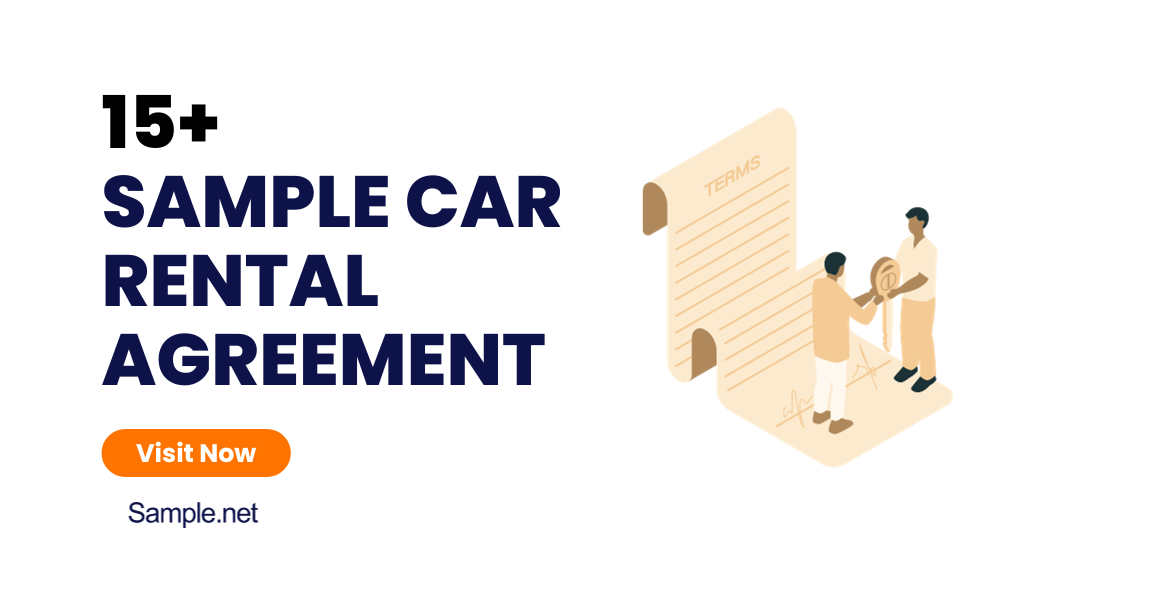 sample car rental agreement