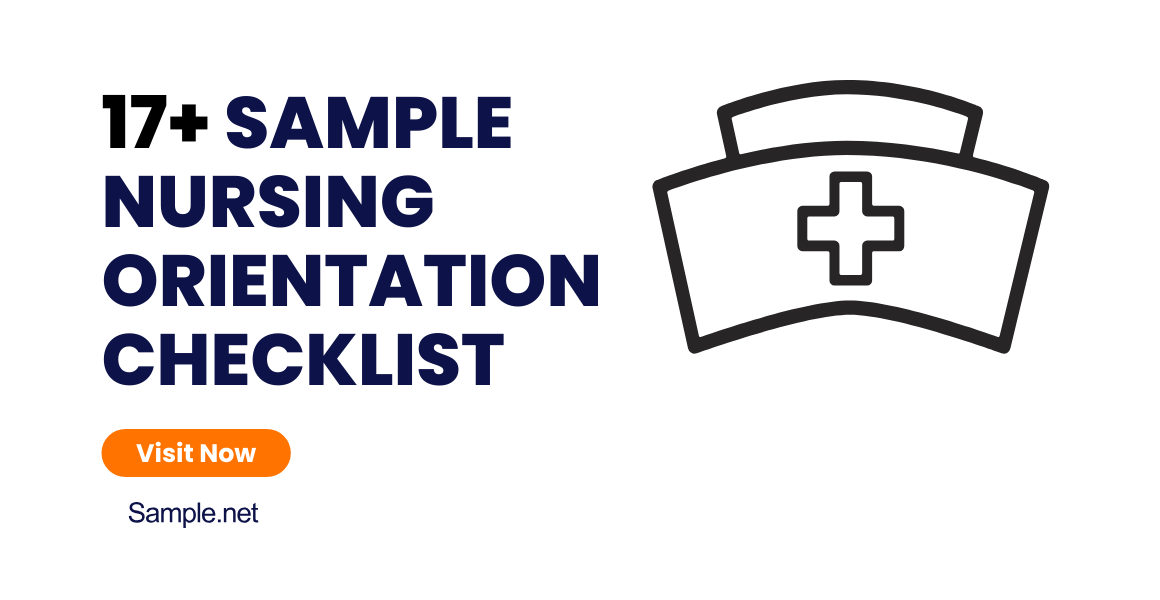sample nursing orientation checklist