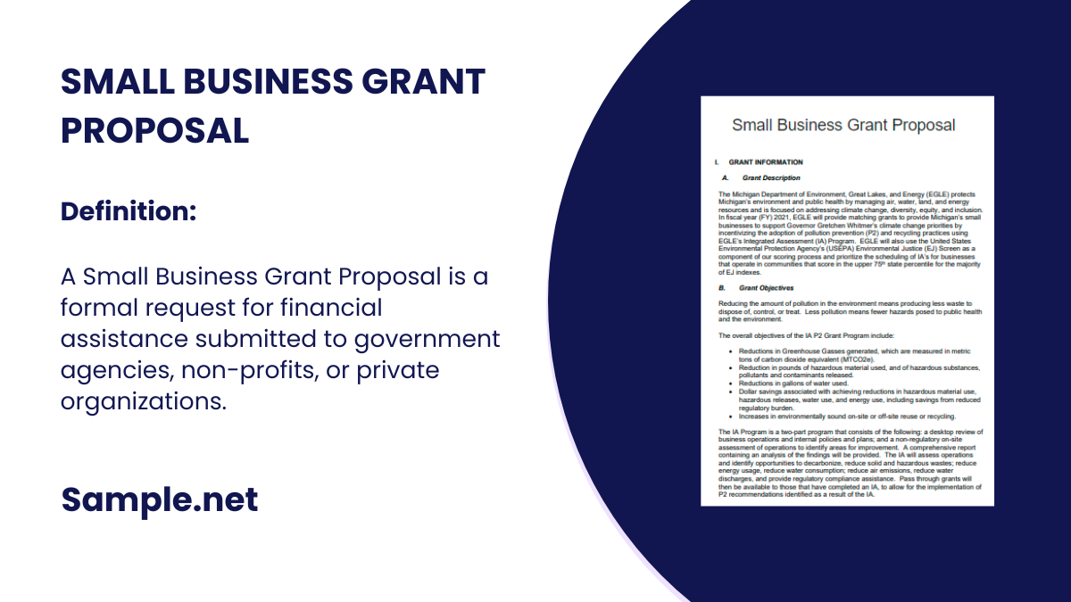 small business grant proposal 1