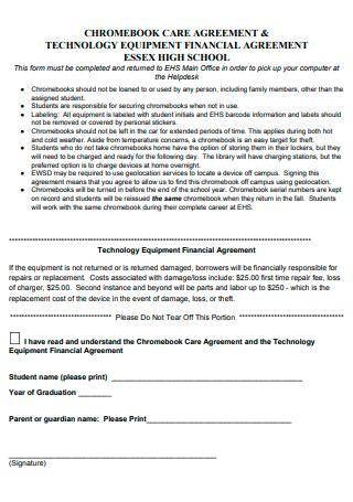 Technology Equipment Financial Agreement