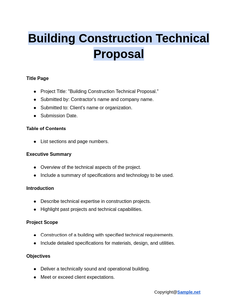 Building Construction Technical Proposal Google Docs 01 17 2025 04 51 PM