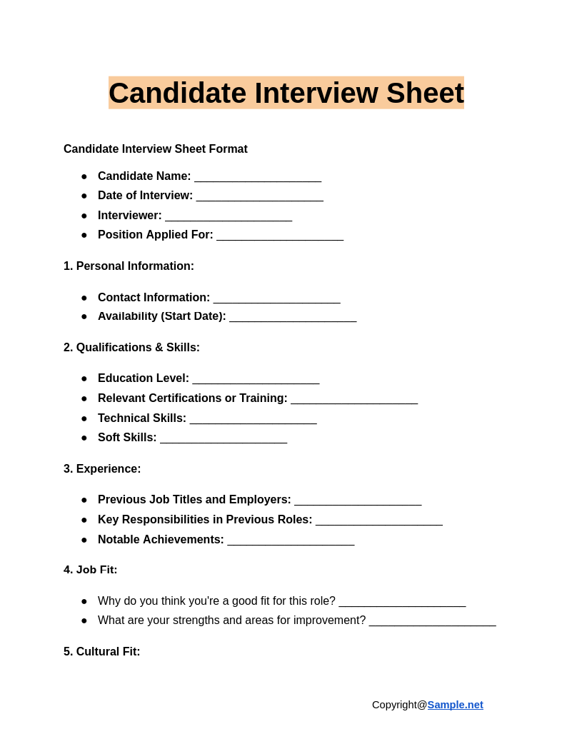 Candidate Interview Sheet Google Docs 12 26 2024 11 27 AM