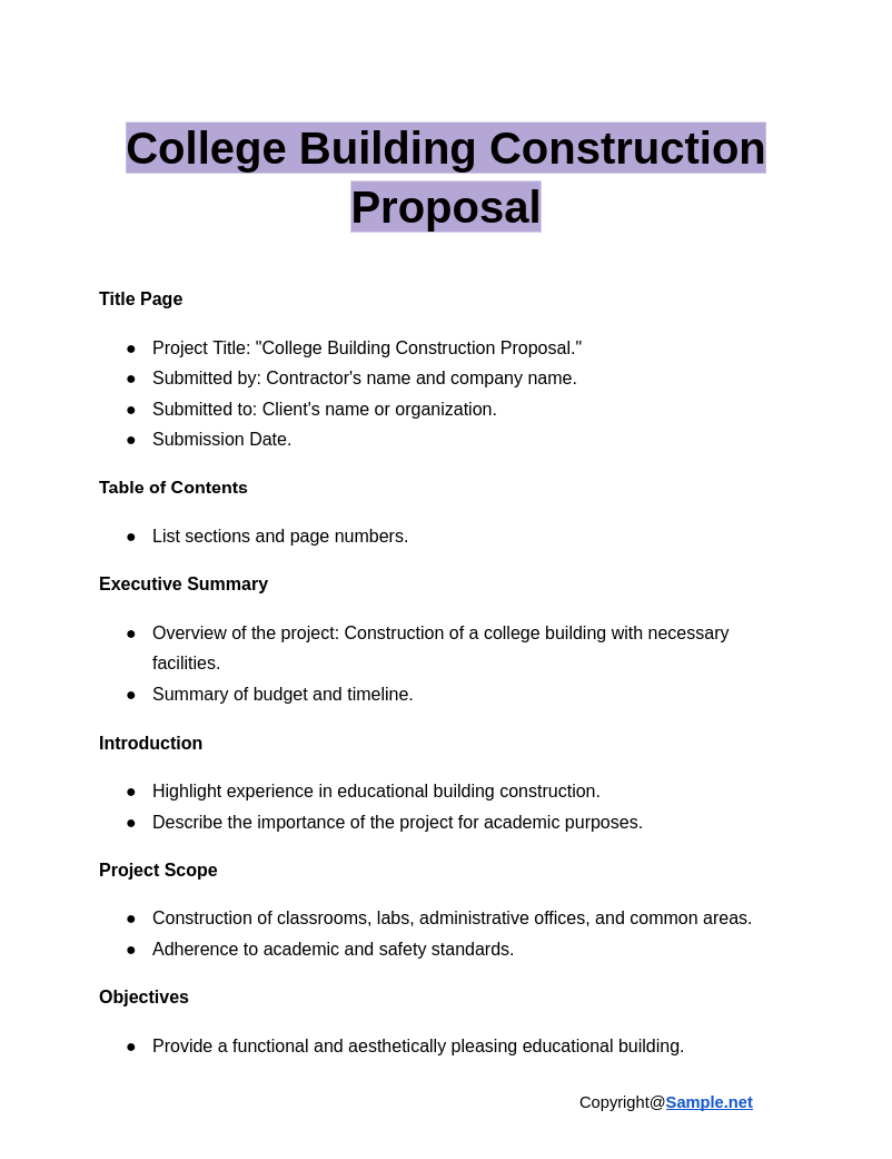 College Building Construction Proposal Google Docs 01 17 2025 04 51 PM