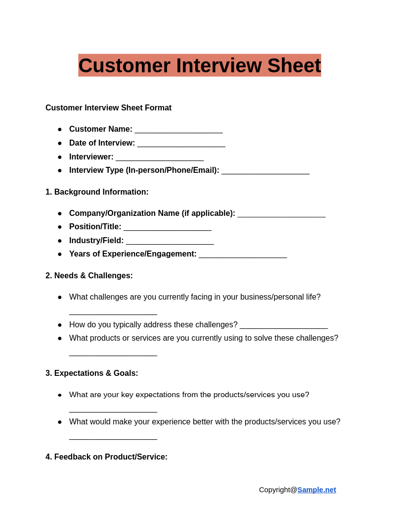 Customer Interview Sheet Format Google Docs 12 26 2024 11 28 AM