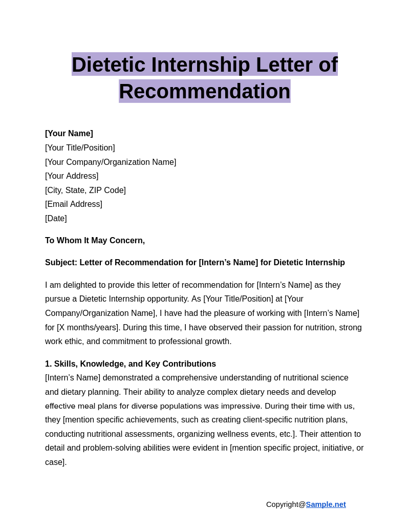 Dietetic Internship Letter of Recommendation Google Docs 12 13 2024 04 37 PM