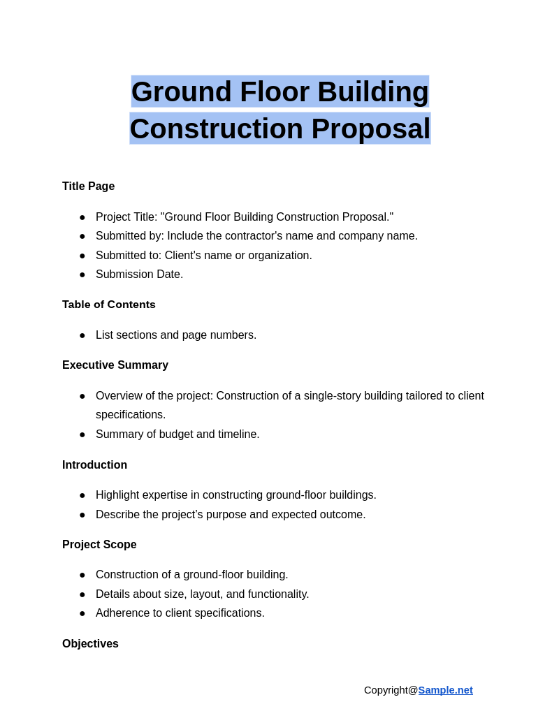 Ground Floor Building Construction Proposal Google Docs 01 17 2025 04 51 PM