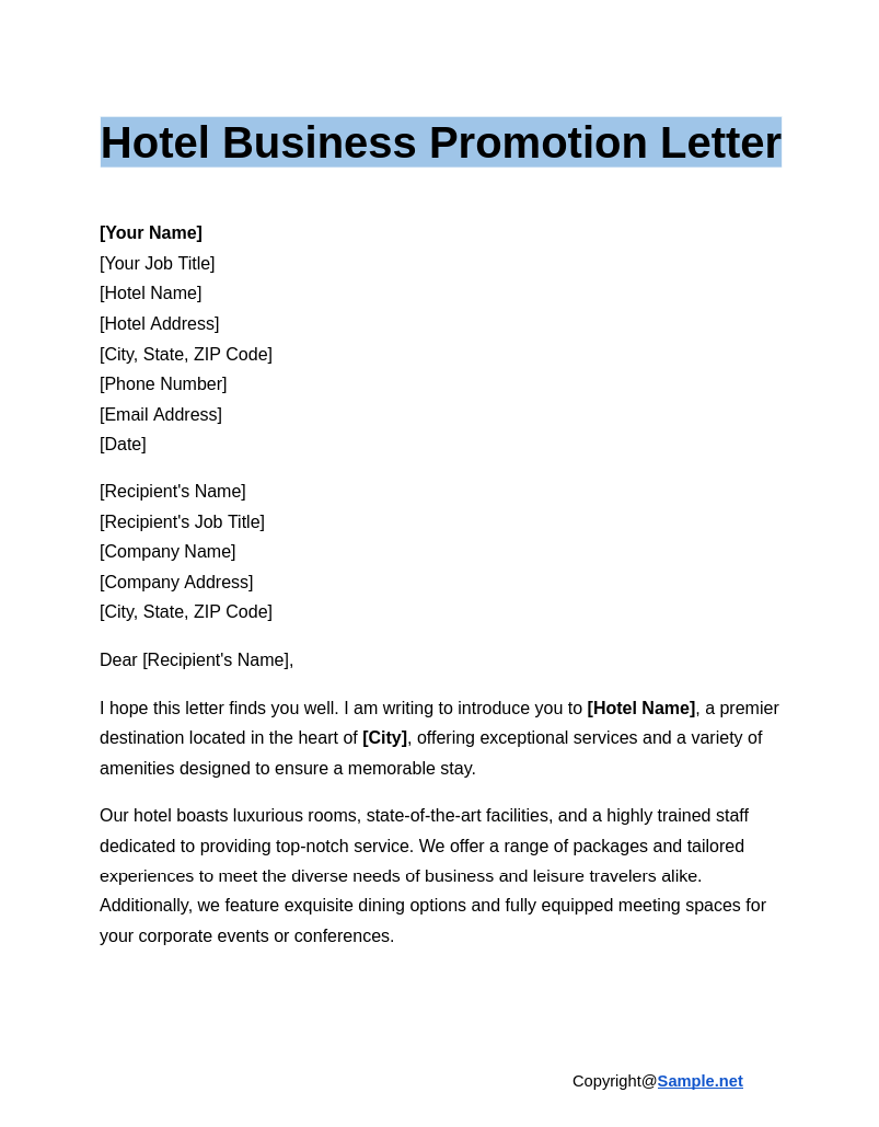 Hotel Business Promotion Letter Google Docs 12 26 2024 11 31 AM