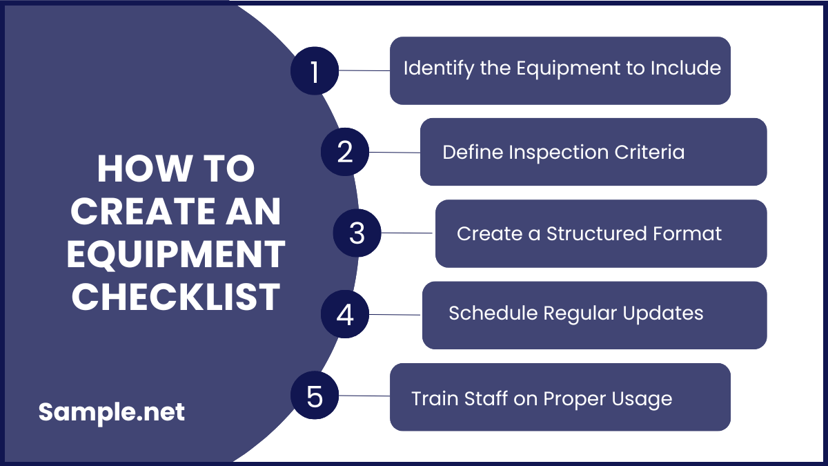 How to Create an Equipment Checklist