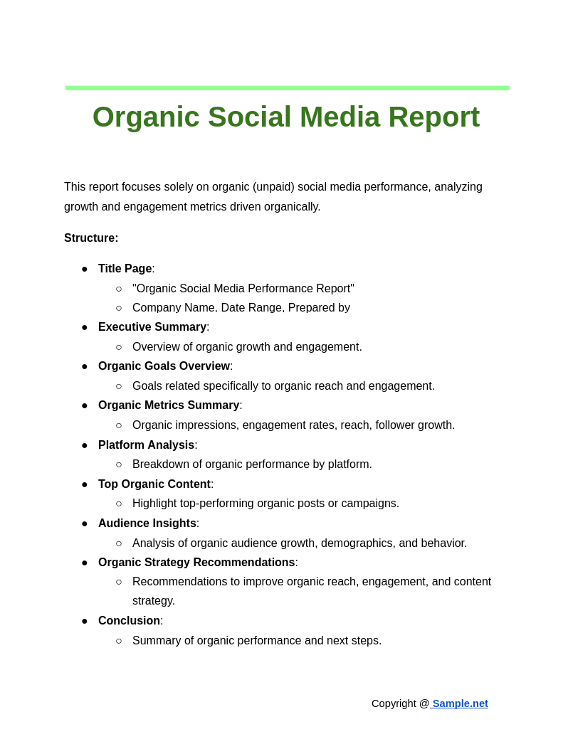 Organic Social Media Report Google Docs 10 25 2024 10 42 AM