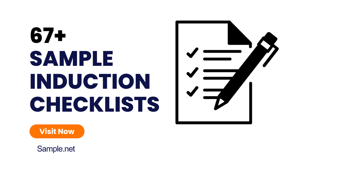sample induction checklists