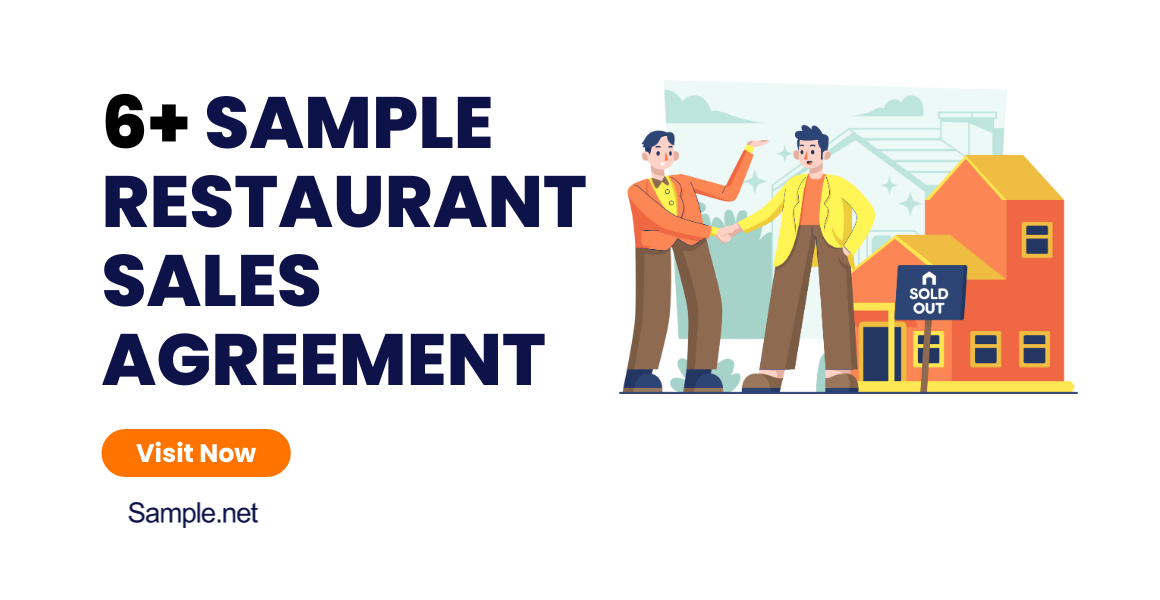 sample restaurant sales agreement