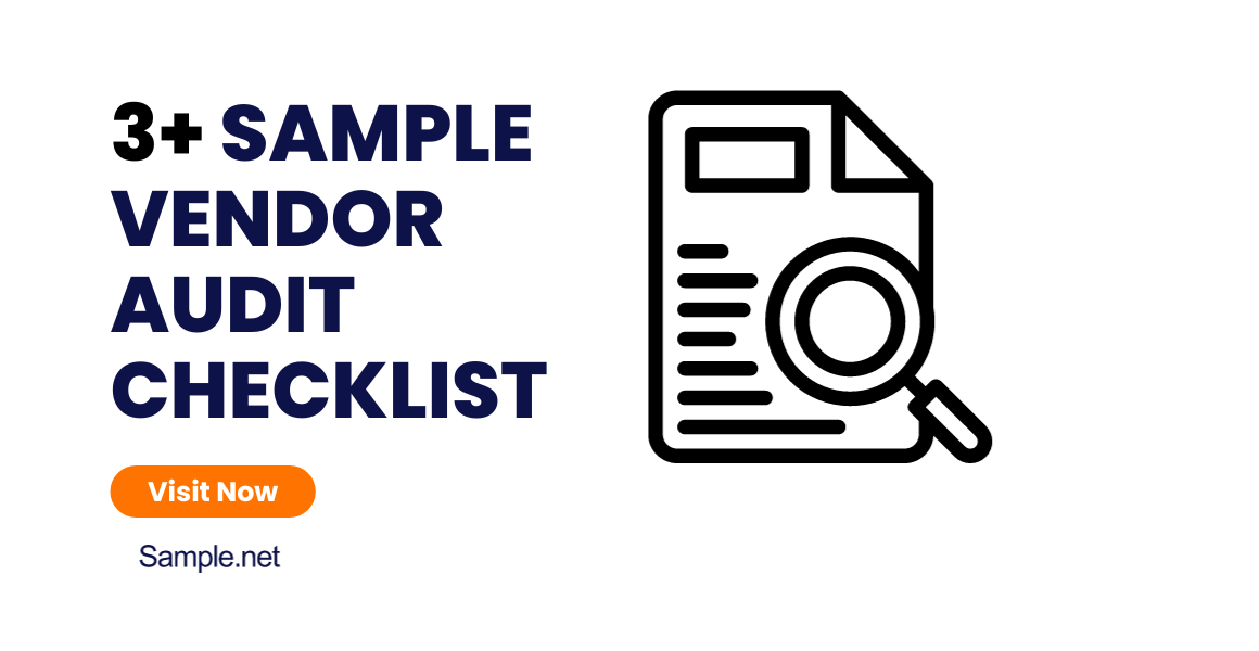 sample vendor audit checklist