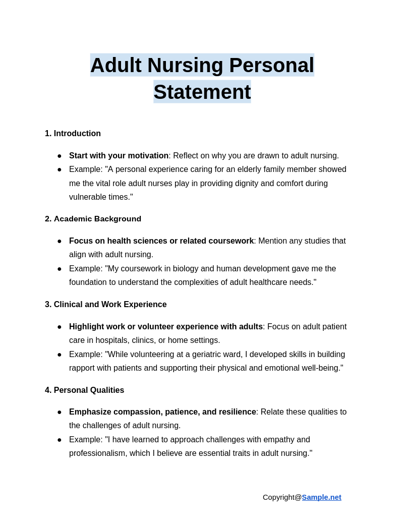 Adult Nursing Personal Statement Google Docs 01 07 2025 04 39 PM