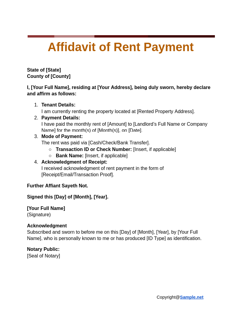 Affidavit of Rent Payment Google Docs 11 29 2024 10 45 AM