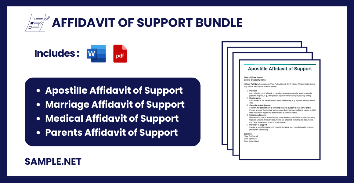 affidavit of support bundle