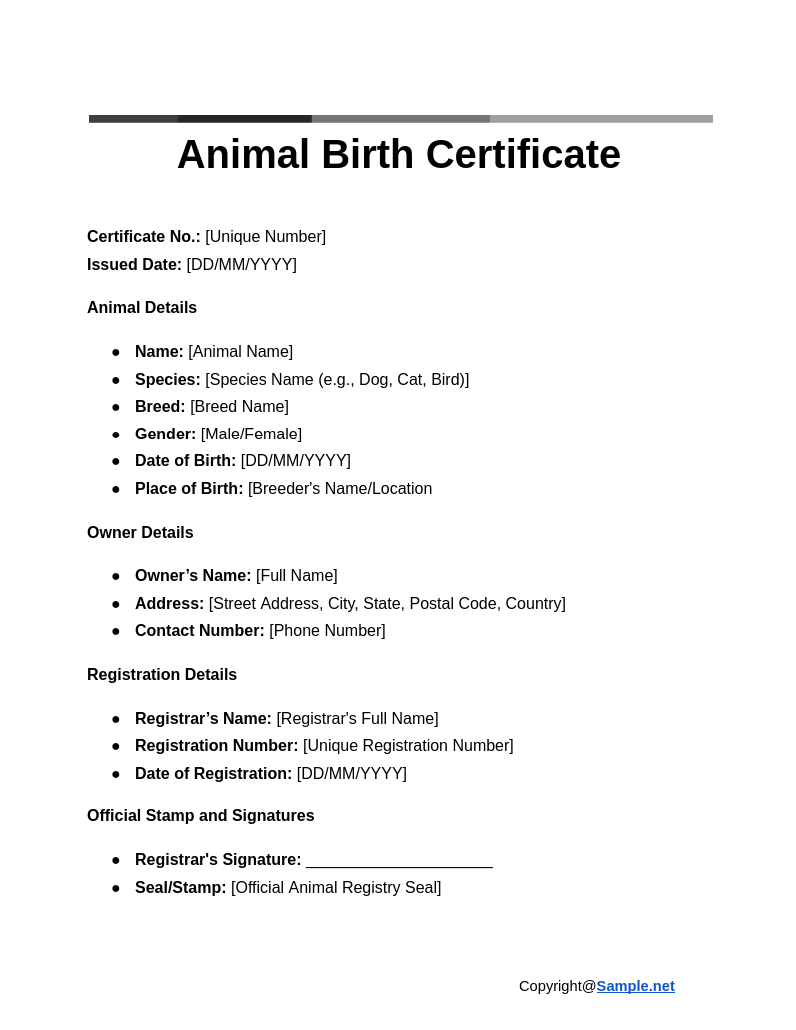 Animal Birth Certificate Google Docs 11 29 2024 10 37 AM