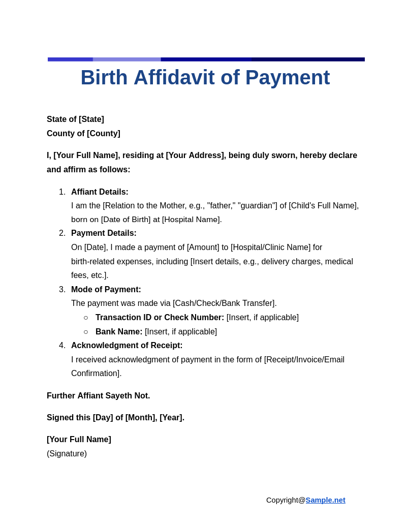 Birth Affidavit of Payment Google Docs 11 29 2024 10 45 AM