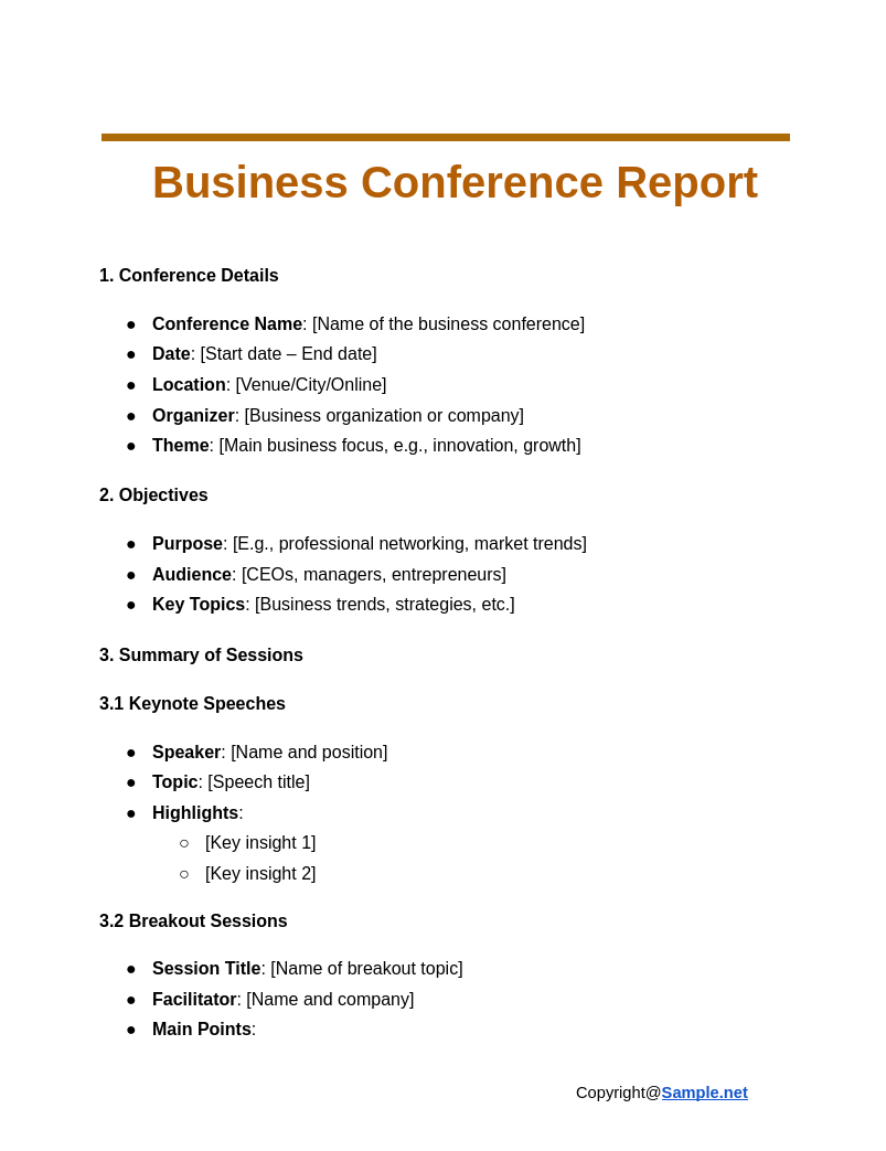 Business Conference Report Google Docs 11 14 2024 10 59 AM