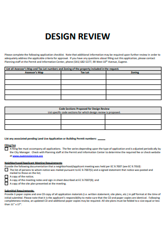 Design Review Example