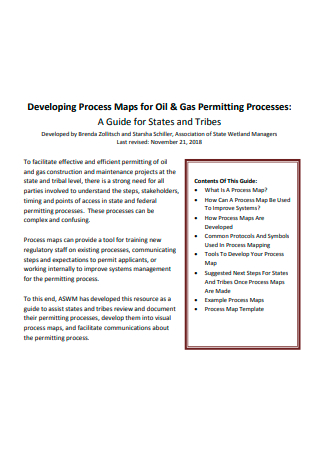 Developing Process Maps for Oil and Gas