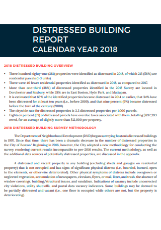 Distressed Building Report
