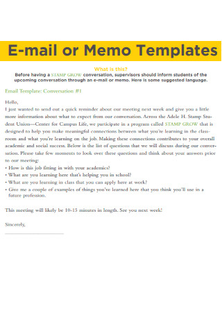 Editable Email or Memo