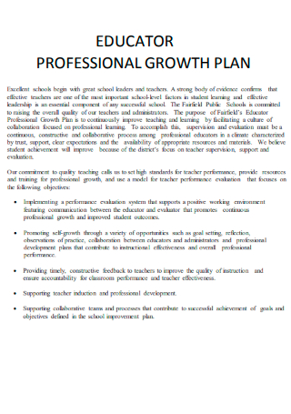 Educator Professional Growth Plan