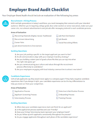 Employer Brand Audit Checklist