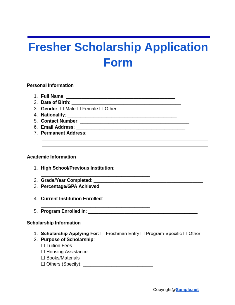 Fresher Scholarship Application Form Google Docs 12 02 2024 04 23 PM