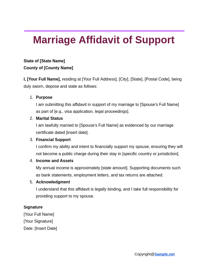 Marriage Affidavit of Support Google Docs 11 29 2024 03 31 PM