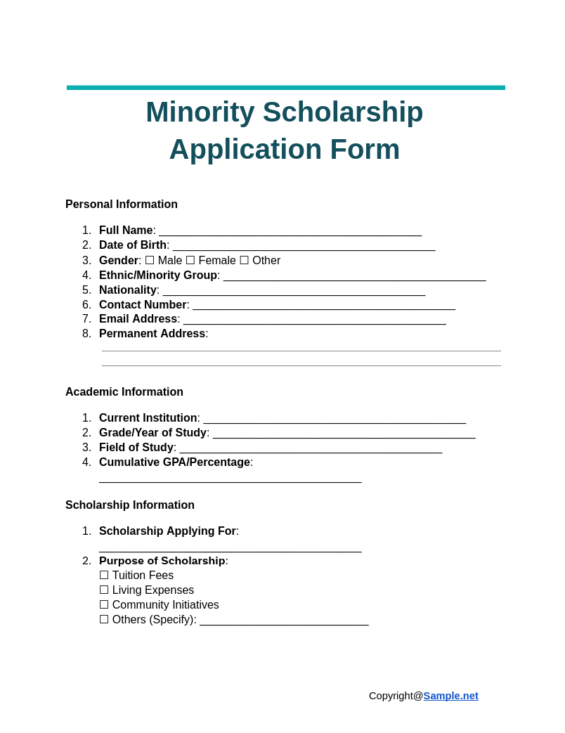 Minority Scholarship Application Form Google Docs 12 02 2024 04 24 PM