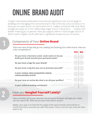 Online Brand Audit