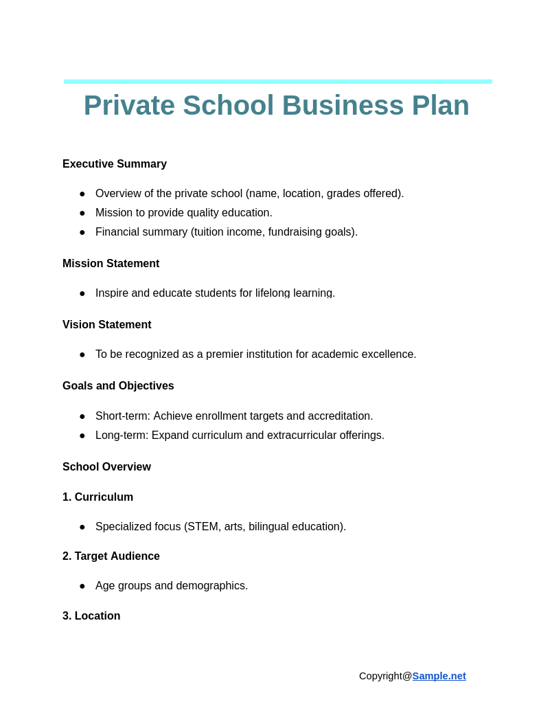 Private School Business Plan Google Docs 11 14 2024 10 54 AM