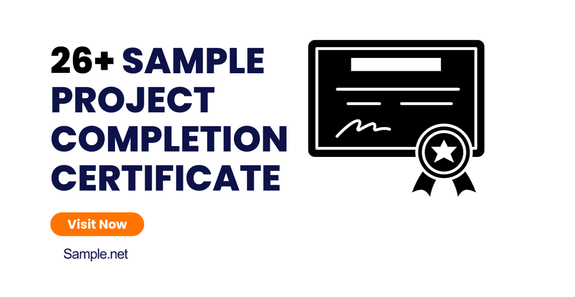 project completion certificate