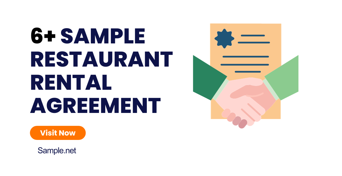 sample restaurant rental agreement