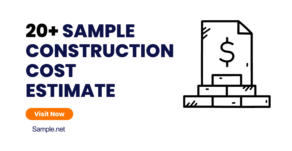 sample construction cost estimate
