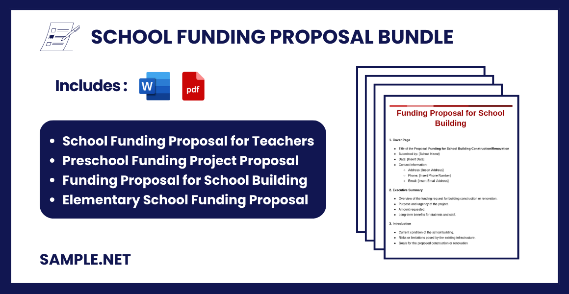 school funding proposal bundle