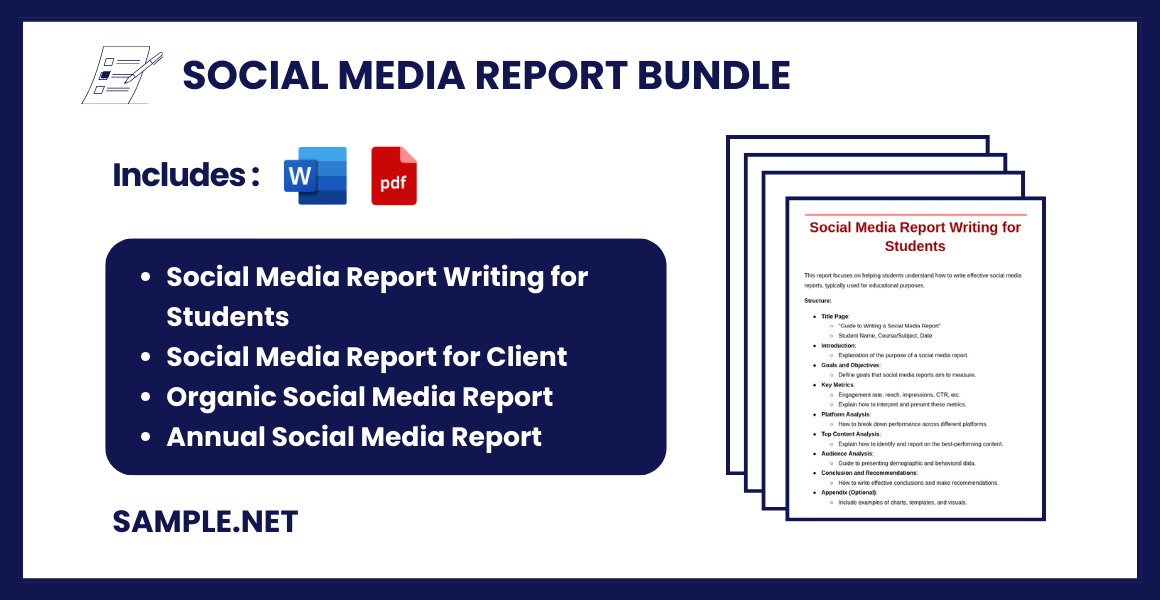 social media report bundle