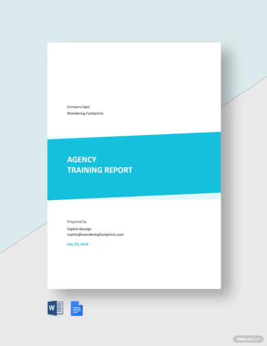 Agency Training Report