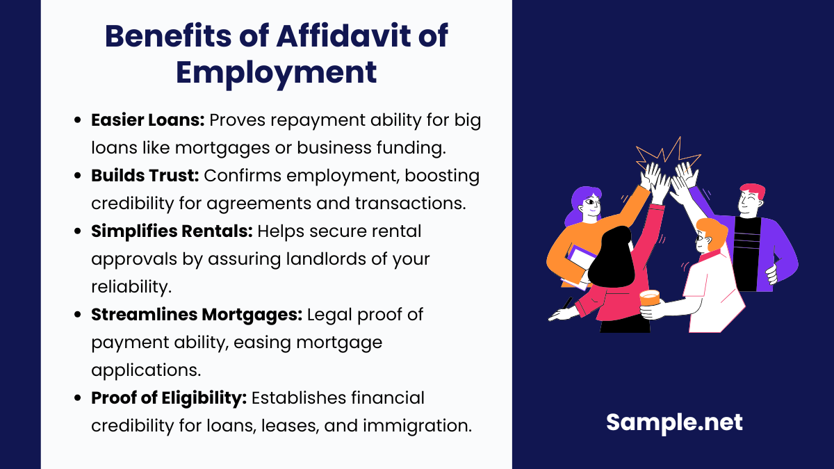 Benefits of Affidavit of Employment