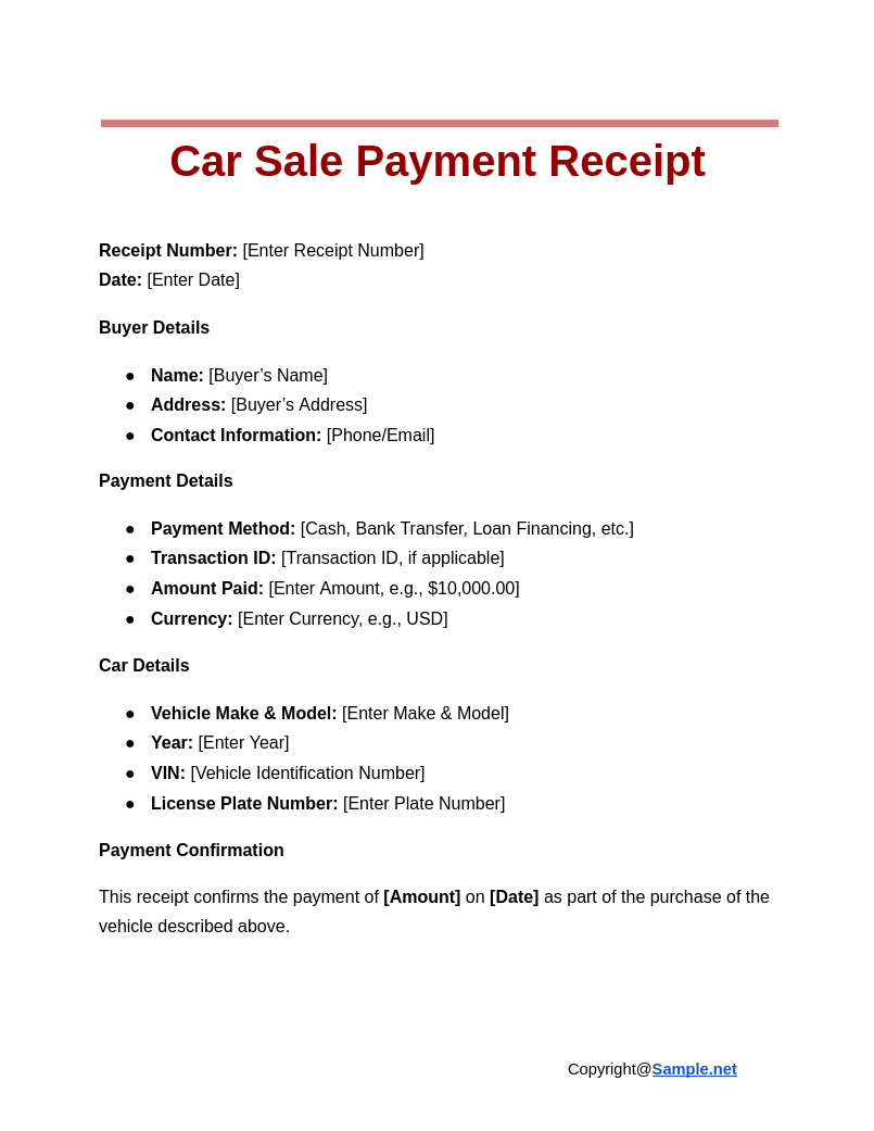 Car Sale Payment Receipt Google Docs 11 28 2024 05 46 PM