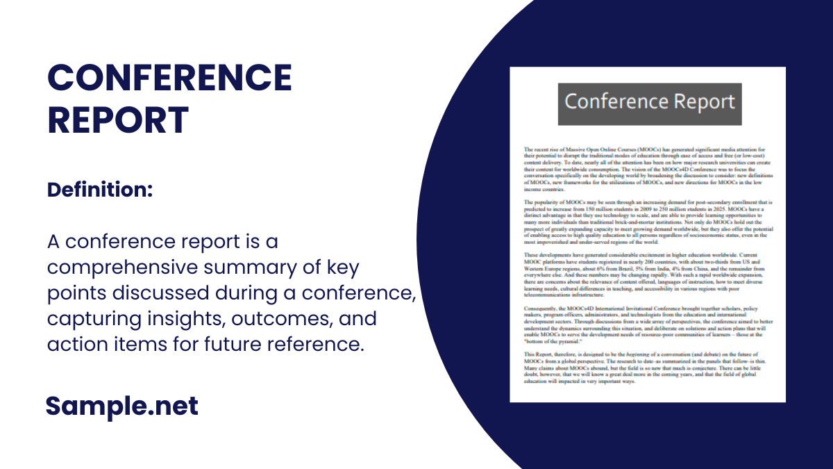 conference report