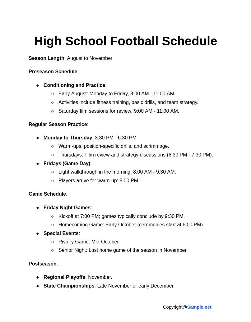 High School Football Schedule Google Docs 01 02 2025 04 11 PM