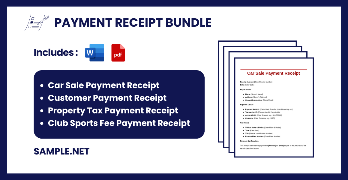 payment receipt bundle