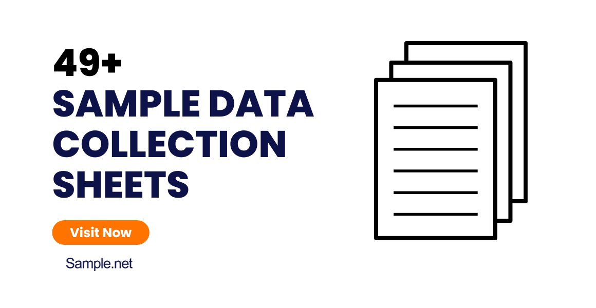 sample data collection sheets