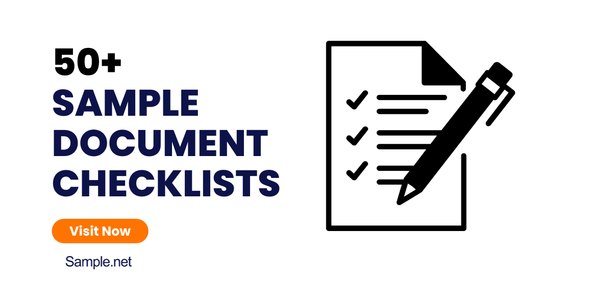 sample document checklists