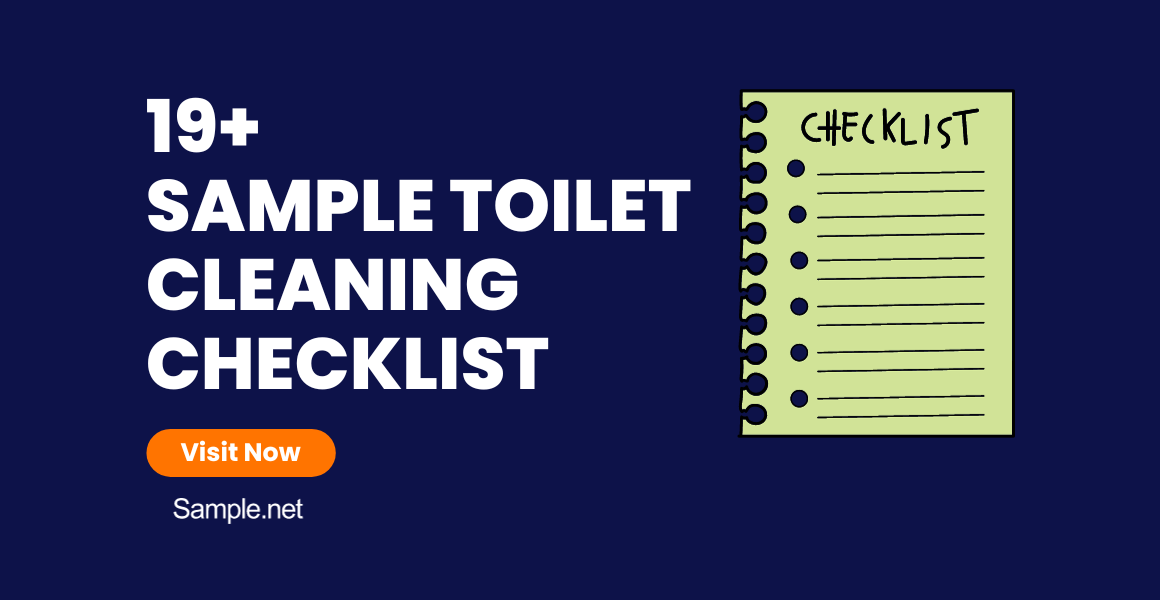 sample toilet cleaning checklist