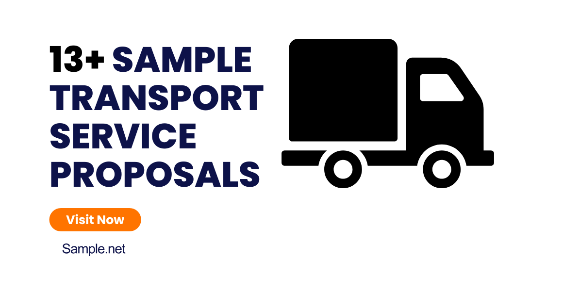 sample transport service proposals