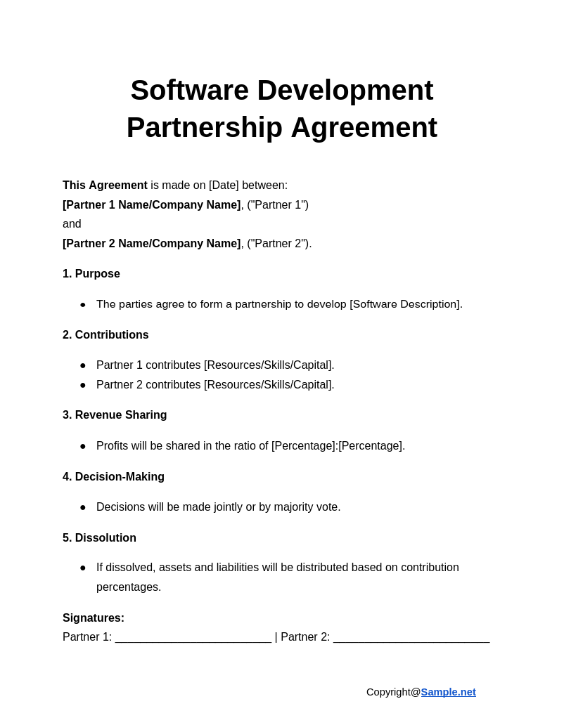 Software Development Partnership Agreement Google Docs 01 02 2025 04 14 PM